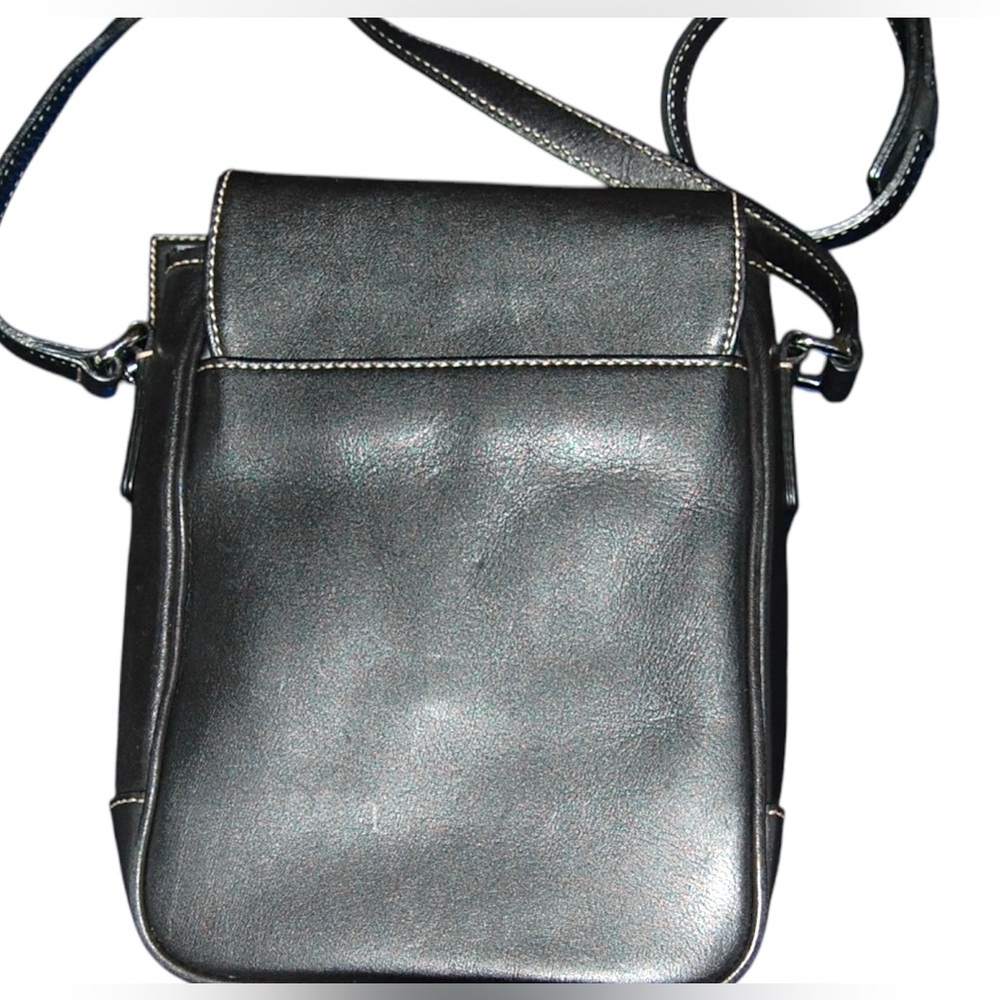 Coach Vintage Camera Crossbody Black Leather Bag Flap Style K0S-7775 NWOT - Picture 5 of 13